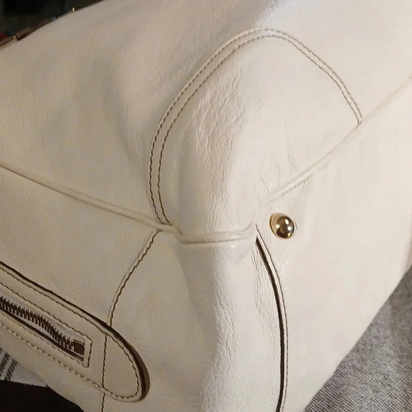 Gucci tote bag Sherry Line White Leather - Picture 7 of 16
